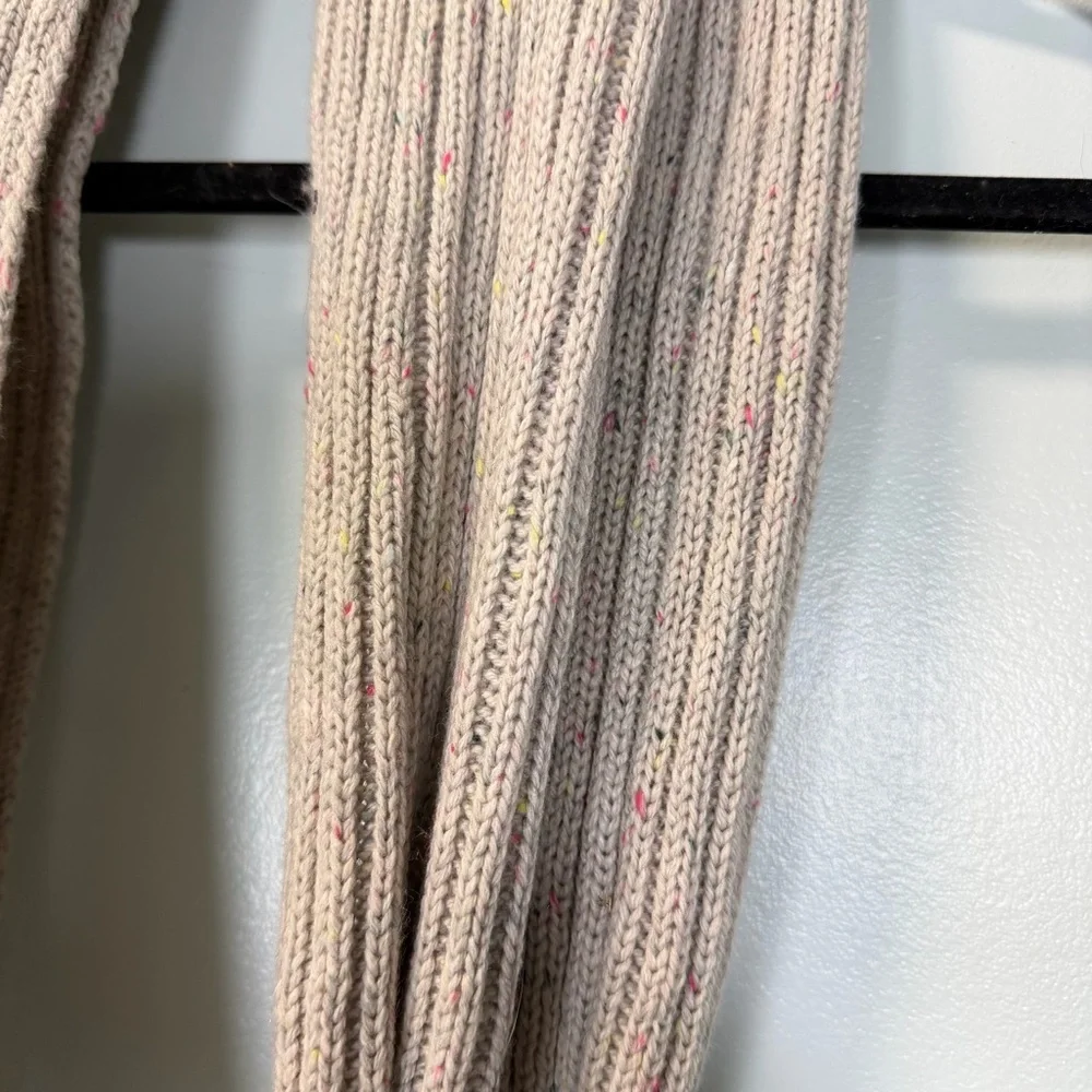 A New Day Target Beige Confetti Ribbed Knit Scarf F16821172